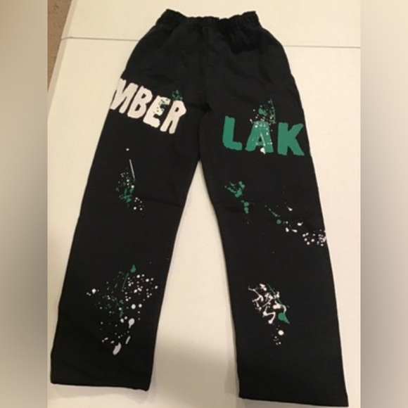 Dark-Deep Lake-Winter-Camp Men's Sweatpants
